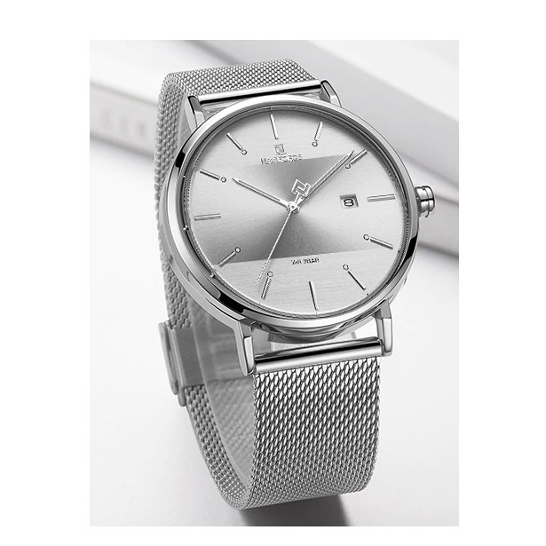 ساعت مچی عقربه‌ای مردانه نیوی فورس کد NF3008G -S-W