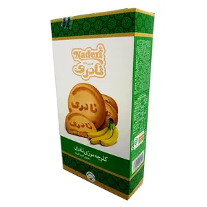 کلوچه موزی نادری - 100 گرم بسته 2 عددی