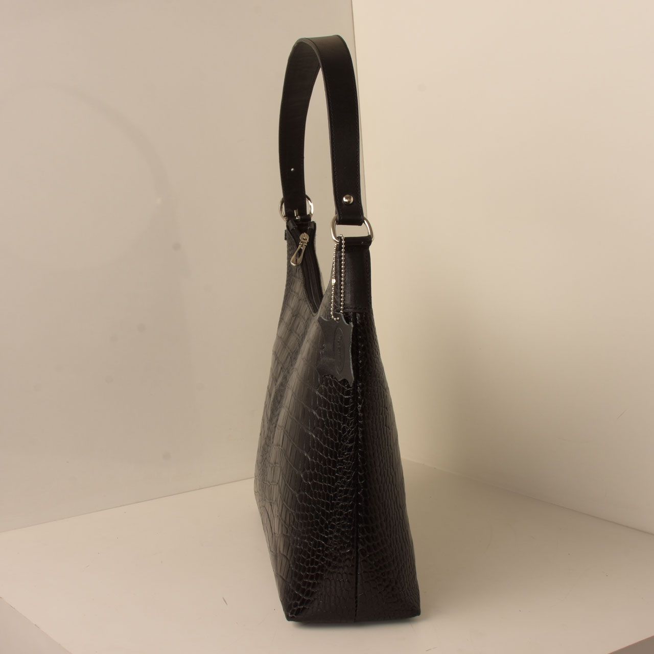  کیف دوشی زنانه پارینه چرم مدل V203-1 -  - 9