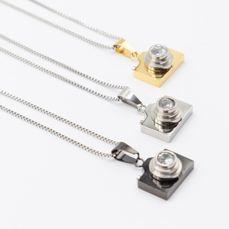 گردنبند بهارگالری طرح دوربین کد202090