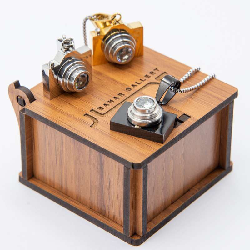 گردنبند بهارگالری طرح دوربین کد202090