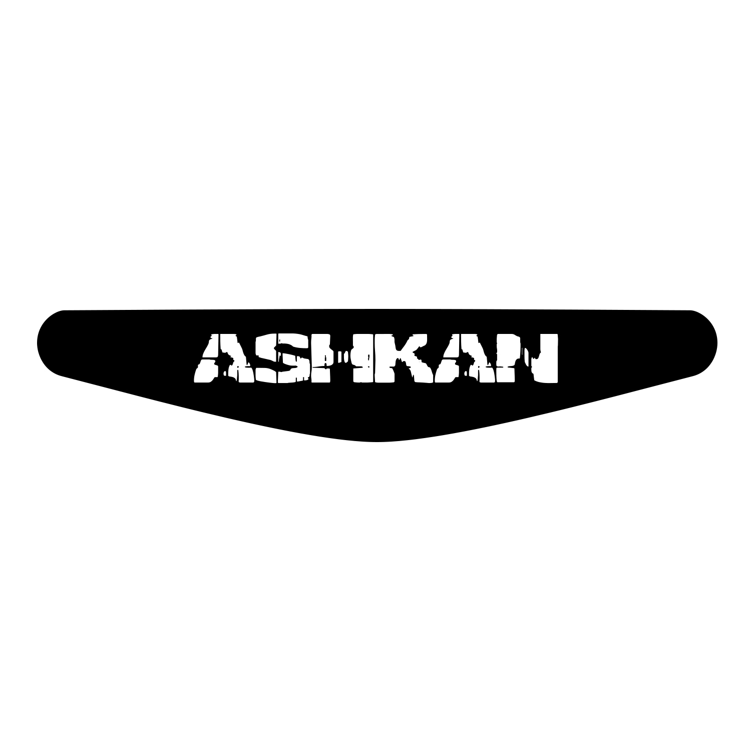 برچسب لایت بار دسته پلی استیشن 4 ونسونی طرح ASHKAN