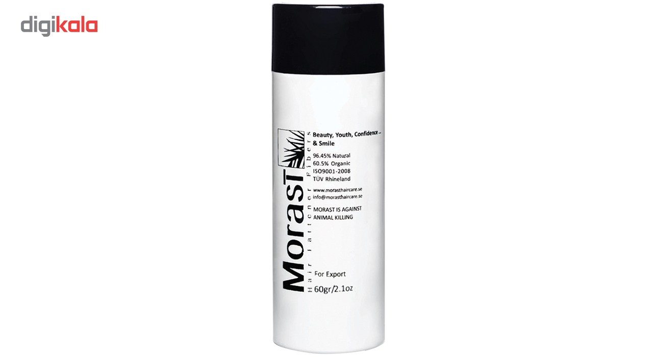 پودر پرپشت کننده مو مورست مدل Wulnut وزن 60 گرم رنگ قهوه ای