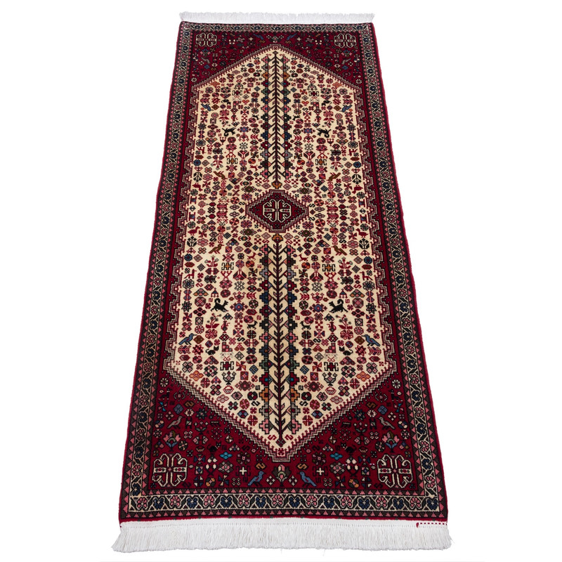 فرش دستباف کناره طول یک و نیم متر سی پرشیا کد 174280