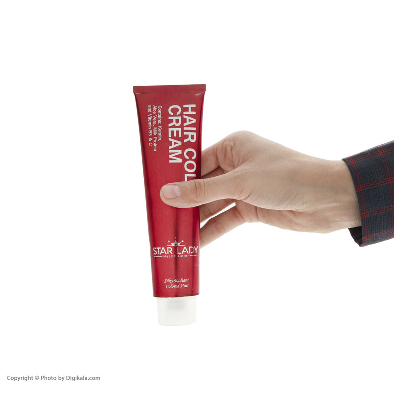 رنگ مو استارلیدی شماره 10.02 حجم 120 میلی لیتر رنگ بلوند کاراملی فوق روشن