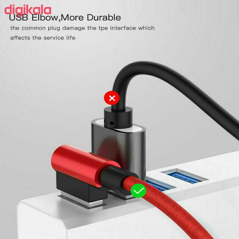 مشخصات قیمت و خرید کابل تبدیل Usb به Usb C راسین کد Fa 56 طول 1 متر دیجی کالا