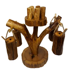 ست جای ادویه 10 پارچه طرح روستیک کد 4999