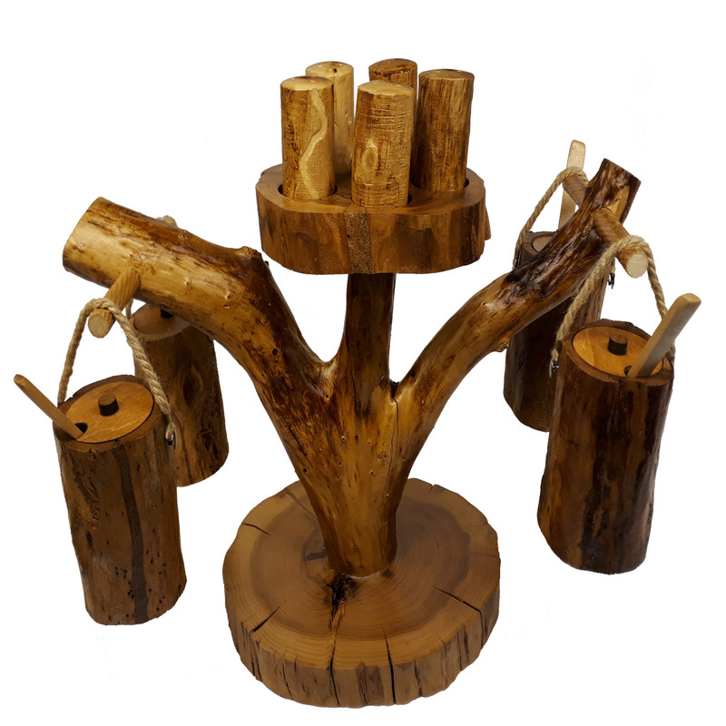 ست جای ادویه 10 پارچه طرح روستیک کد 4999