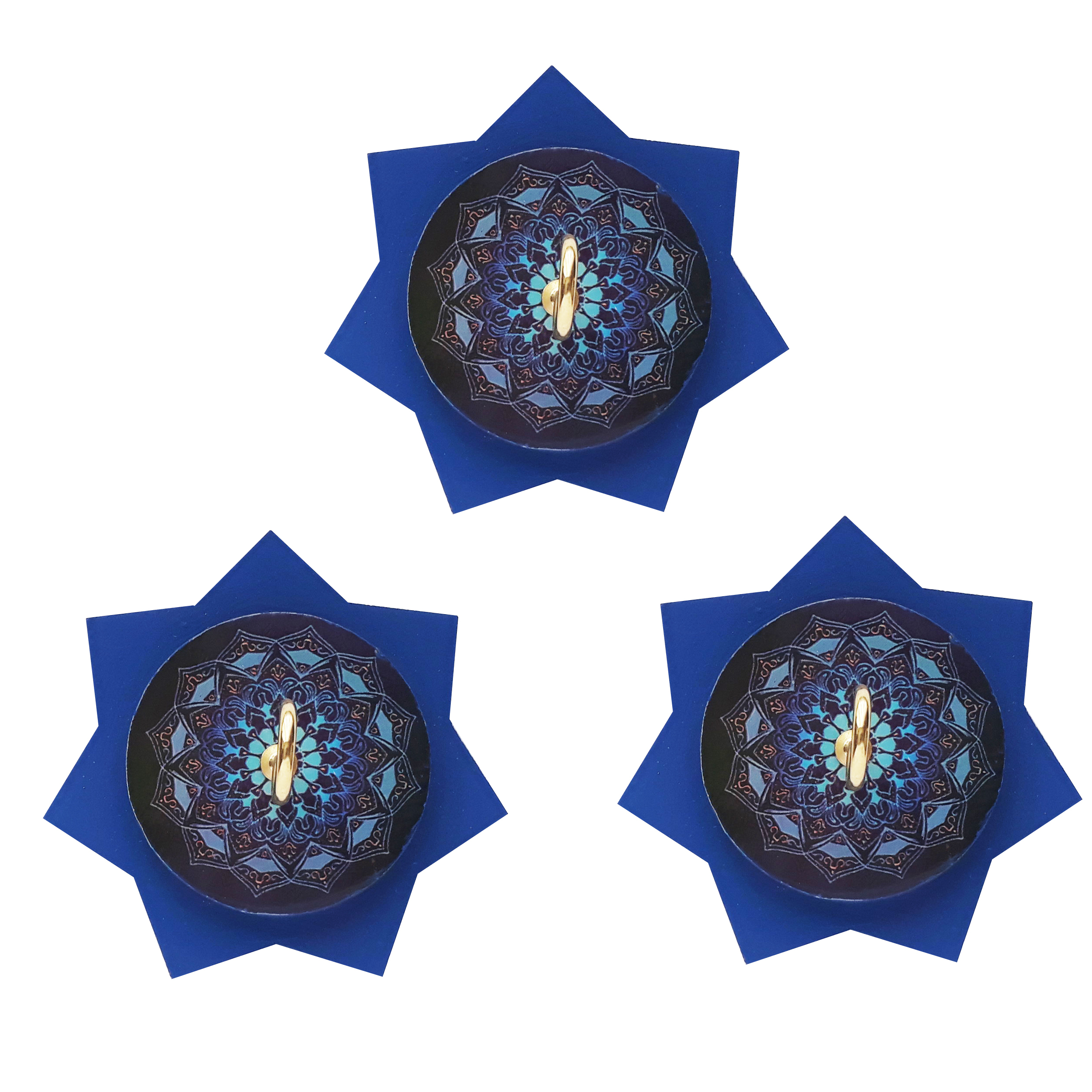 آویز حوله طرح ستاره کد A230 بسته 3 عددی