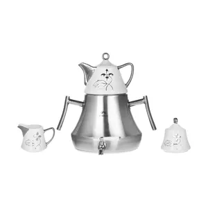 كترى و قورى سان رايز مدل ١٠١ به همراه قندان و شكر پاش