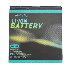 باتری موبایل مدل BL-6F ظرفیت 1100 میلی آمپر ساعت مناسب برای گوشی موبایل نوکیا N78
