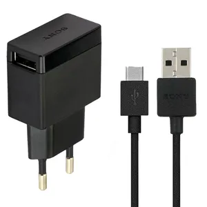 شارژر دیواری سونی مدل EP880 به همراه کابل تبدیل microUSB