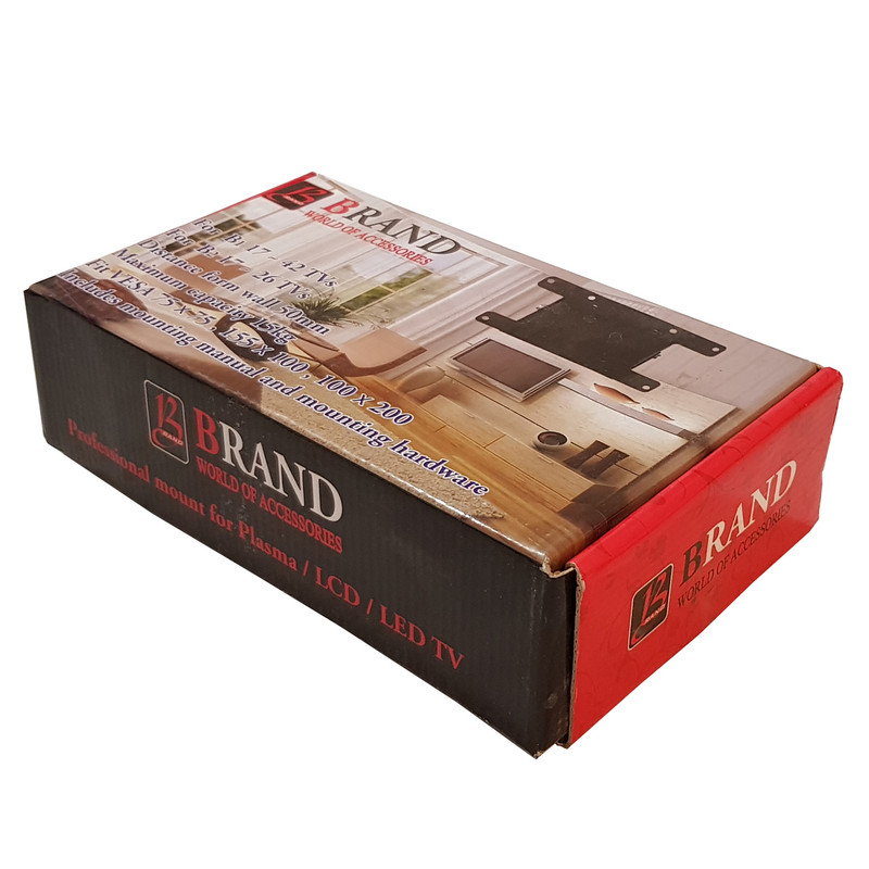 پایه دیواری برند مدل B2 s مناسب برای تلویزیون های 17 تا 26 اینچ