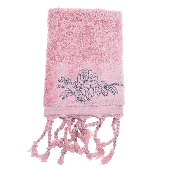 حوله دستی انگلیش هوم مدل Rose Coquette سایز 30x45 سانتی متر