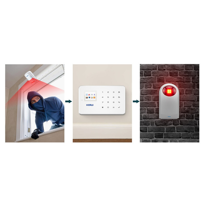 آژیر دزدگیر اماکن کروی مدل KR-J008