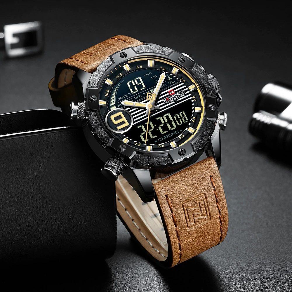 ساعت مچی عقربه‌ای مردانه نیوی فورس مدل NF9146M -B-Y-L.BN -  - 4