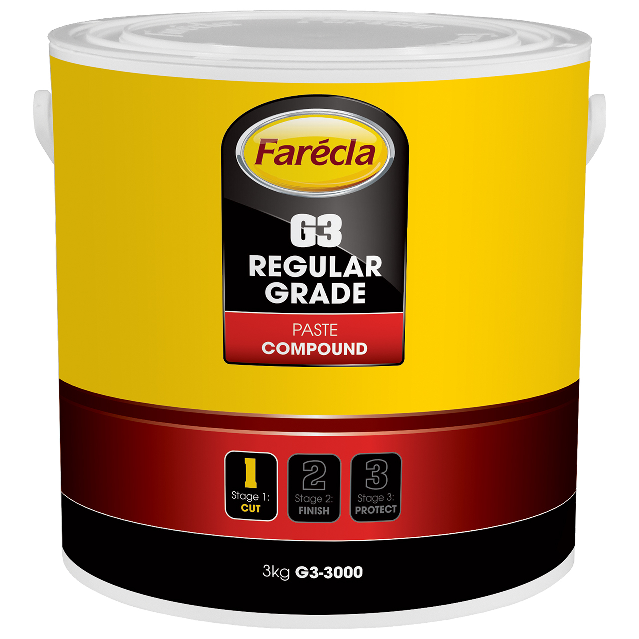 پولیش بدنه خودرو فارکلا مدل G3 REGULAR GRADE حجم 3000گرم
