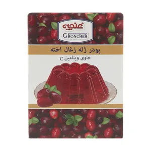 پودر ژله غنچه با طعم زغال اخته - 100 گرم
