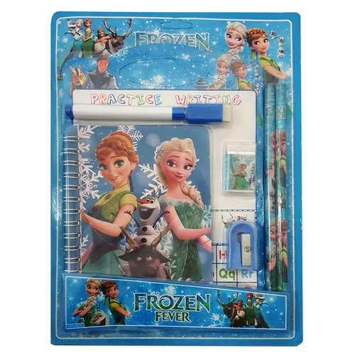 بسته لوازم التحریر مدل السا و آنا کد OT330 بسته 7 عددی