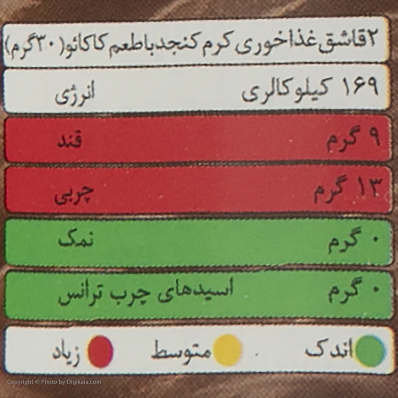 کرم کنجد کاکائویی دکتر بادام - 220 گرم	 عکس شماره 5