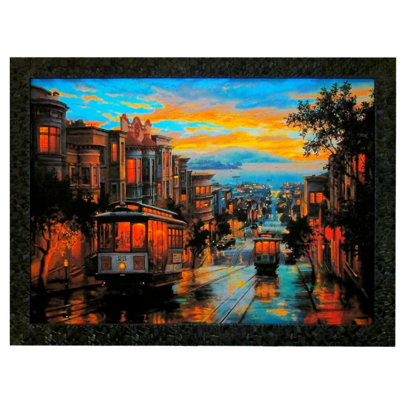  تابلو نوری مدل بک لایت طرح منظره کد 05