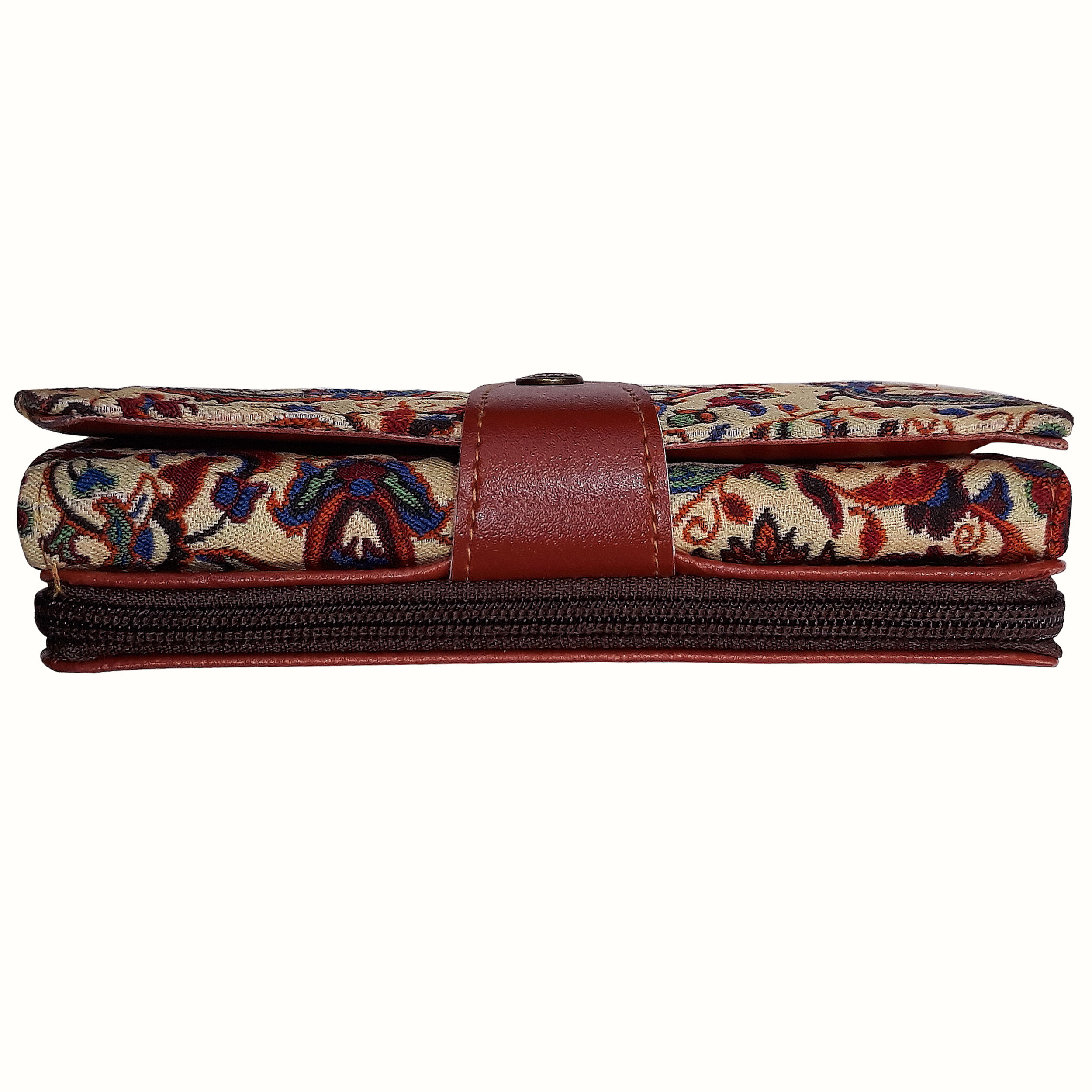 ست کیف رودوشی و کیف پول قلمکار مدل 121