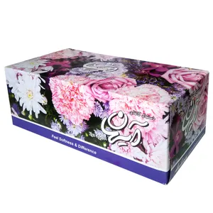 دستمال کاغذی 150 برگ آیهان مدل Flowers