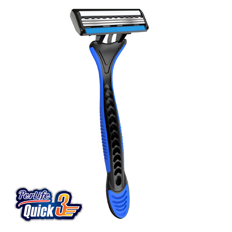 خود تراش پرلایف مدل Quick3Plus بسته 3 عددی