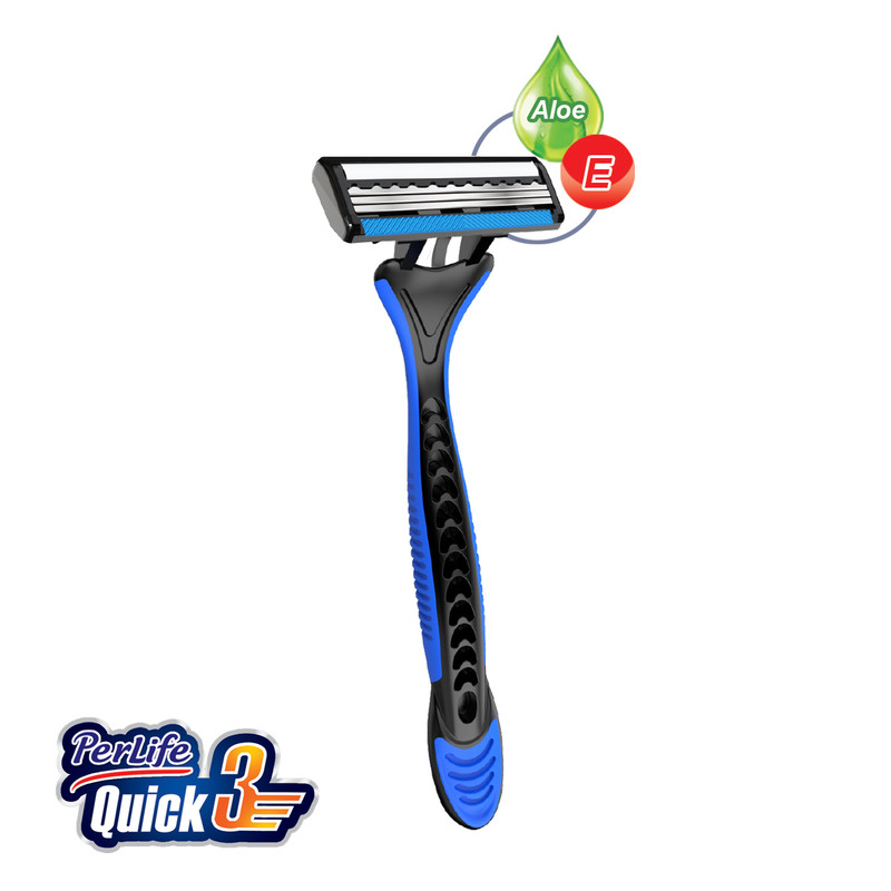 خود تراش پرلایف مدل Quick3Plus بسته 3 عددی