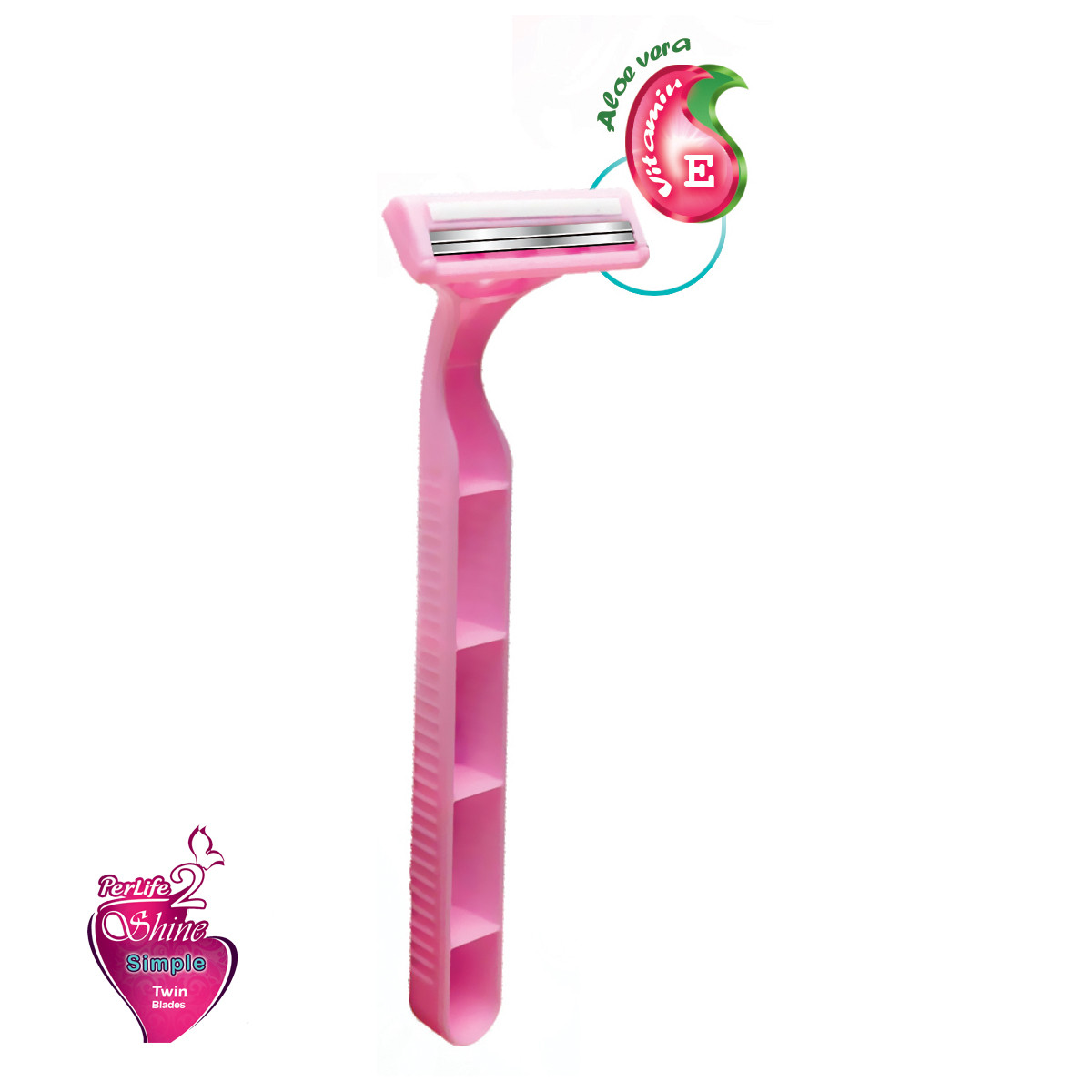 خود تراش پرلایف مدل Shine2Simple بسته 3 عددی