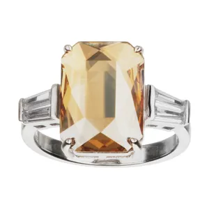 انگشتر نقره زنانه کد GR7306 با سنگ سواروسکی