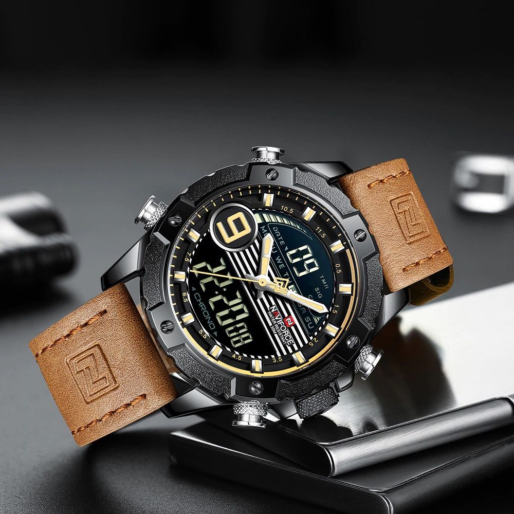 ساعت مچی عقربه‌ای مردانه نیوی فورس مدل NF9146M -B-Y-L.BN -  - 3