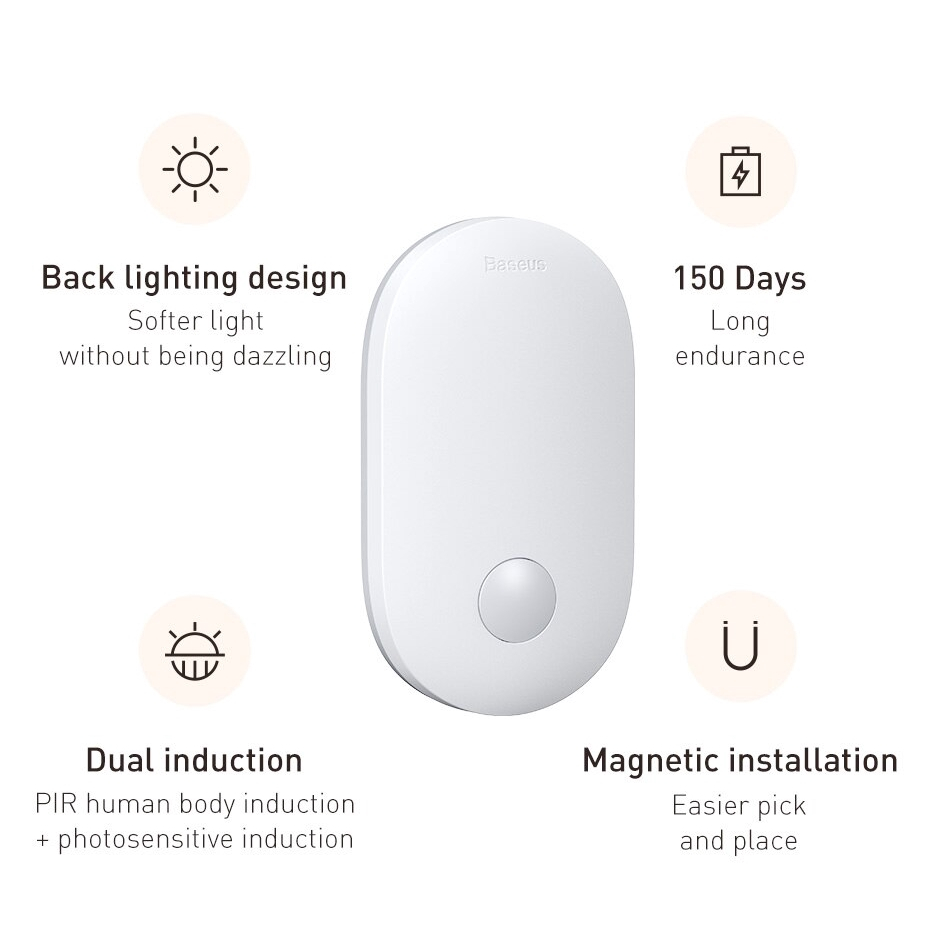 چراغ خواب باسئوس مدل DGSUN-RB02