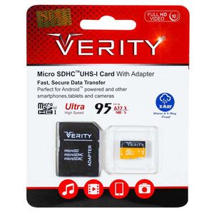 نقد و بررسی کارت حافظه microSDHC وریتی کلاس 10 استاندارد UHS-I U1 سرعت 95MBps ظرفیت 32 گیگابایت به همراه آداپتور SD توسط خریداران