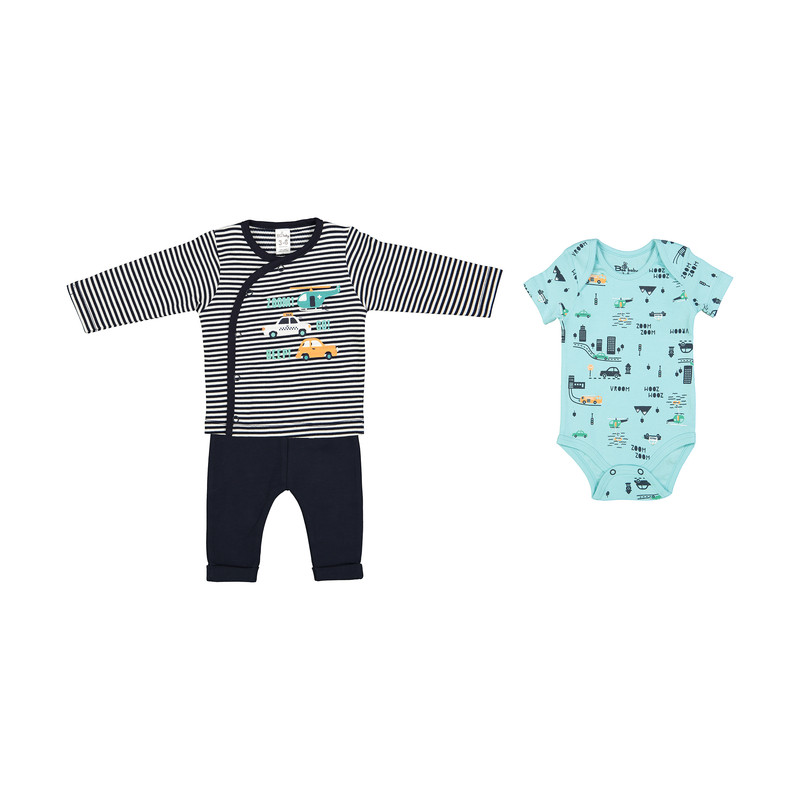 ست 3 تکه لباس نوزادی بی بیبی کد 20444