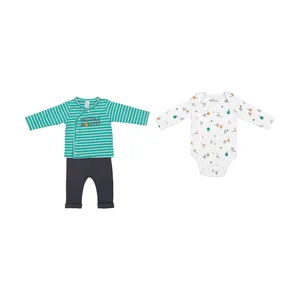 ست 3 تکه لباس نوزادی بی بیبی کد 20435