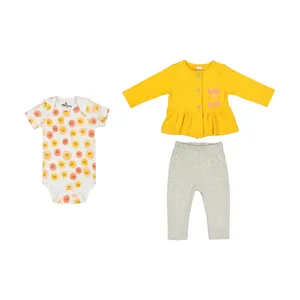 ست 3 تکه لباس نوزادی بی بیبی کد 2057