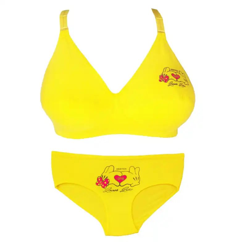 ست شورت و سوتین زنانه مدل نازگل