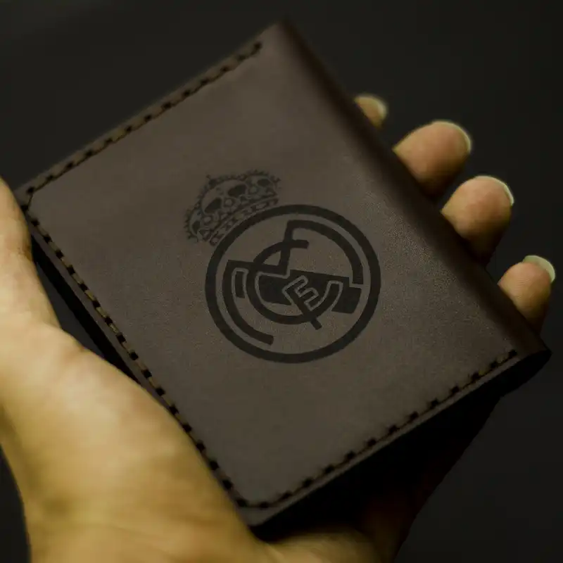 کیف پول چرمینه اسپرت طرح رئال مادرید کد 1005