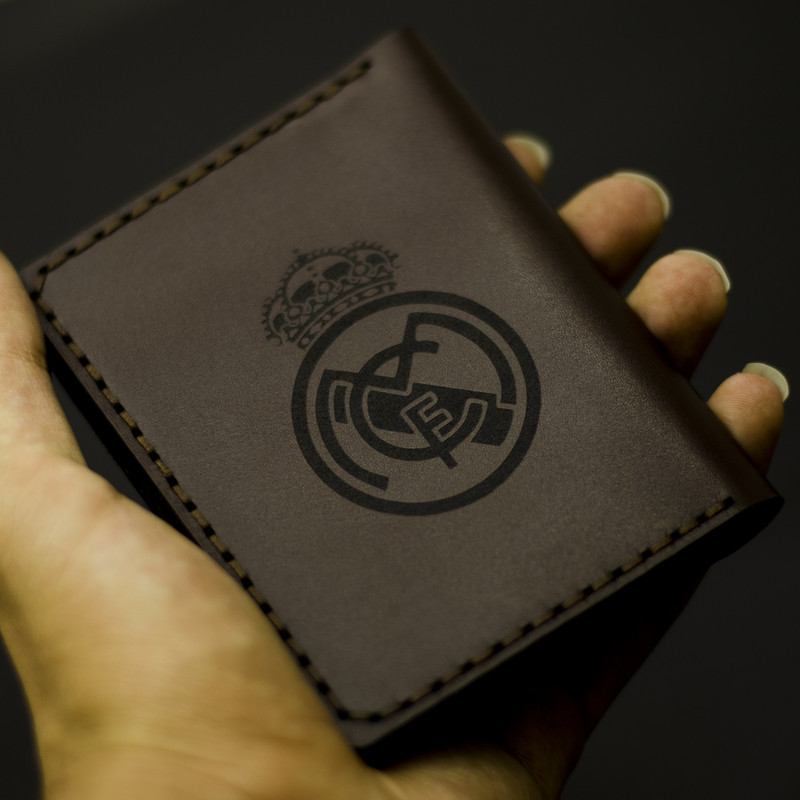 کیف پول چرمینه اسپرت طرح رئال مادرید کد 1005