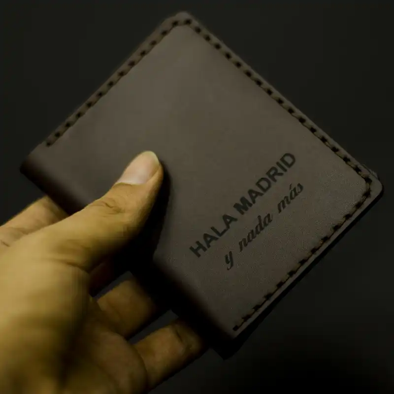 کیف پول چرمینه اسپرت طرح رئال مادرید کد 1005