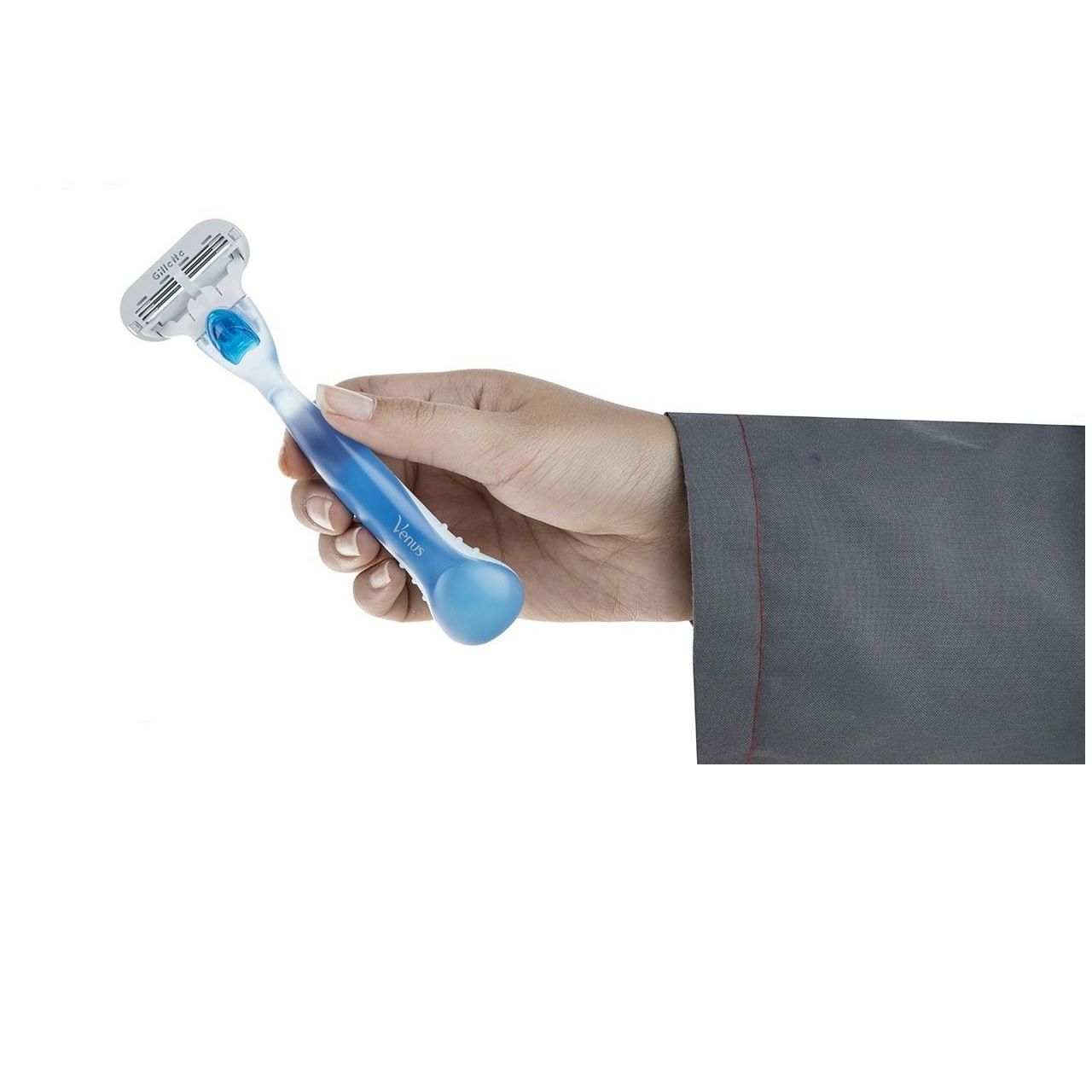 خود تراش ژیلت مدل Venus Smooth به همراه تیغ یدک -  - 7