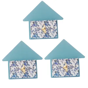 آویز حوله مدل خانه کد A390 بسته 3 عددی