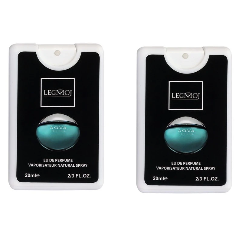 عطر جیبی لغموژ مدل Bvlgari Aqva Pour Homme حجم 20 میلی لیتر بسته 2 عددی