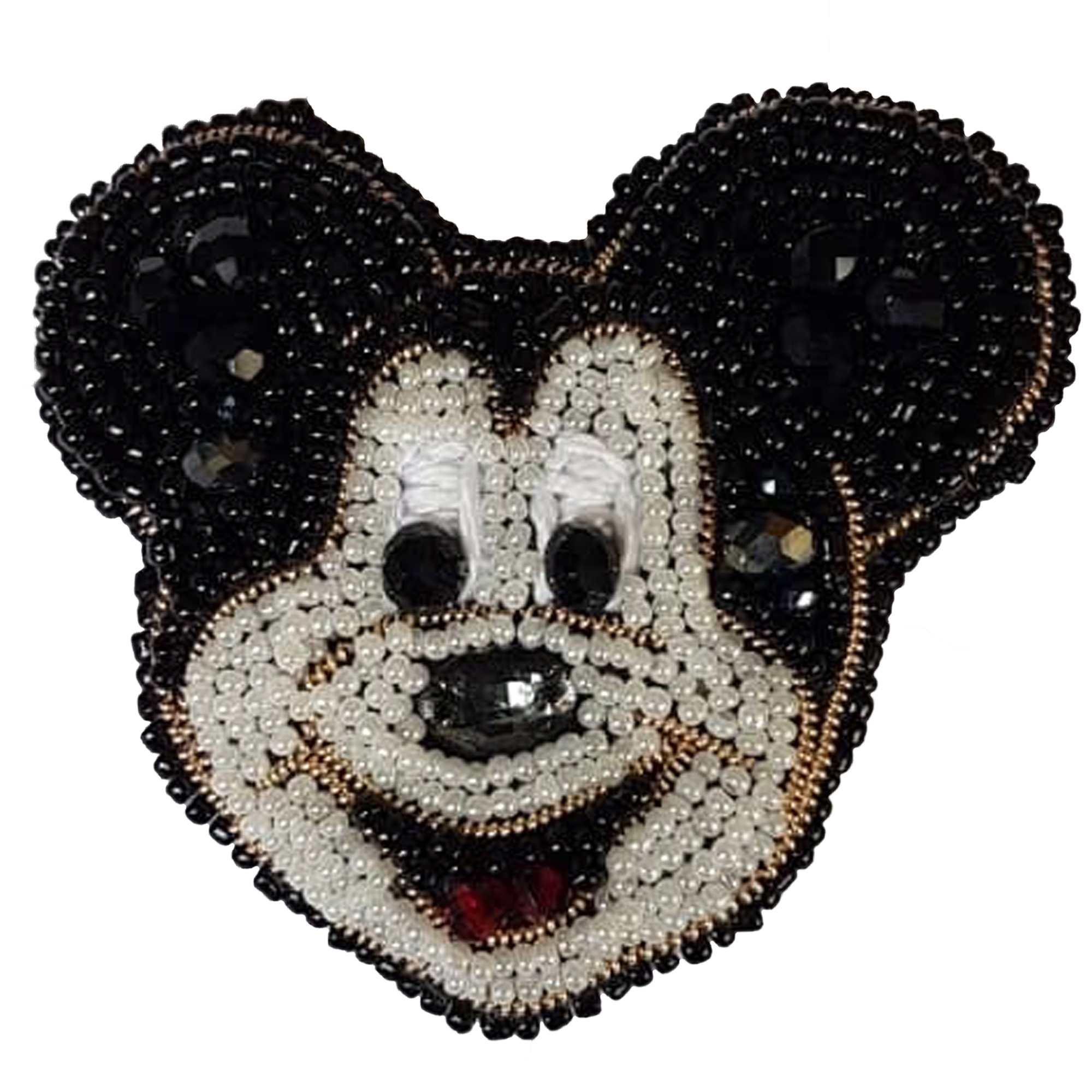  گل سینه زنانه طرح میکی موس کد GOL070