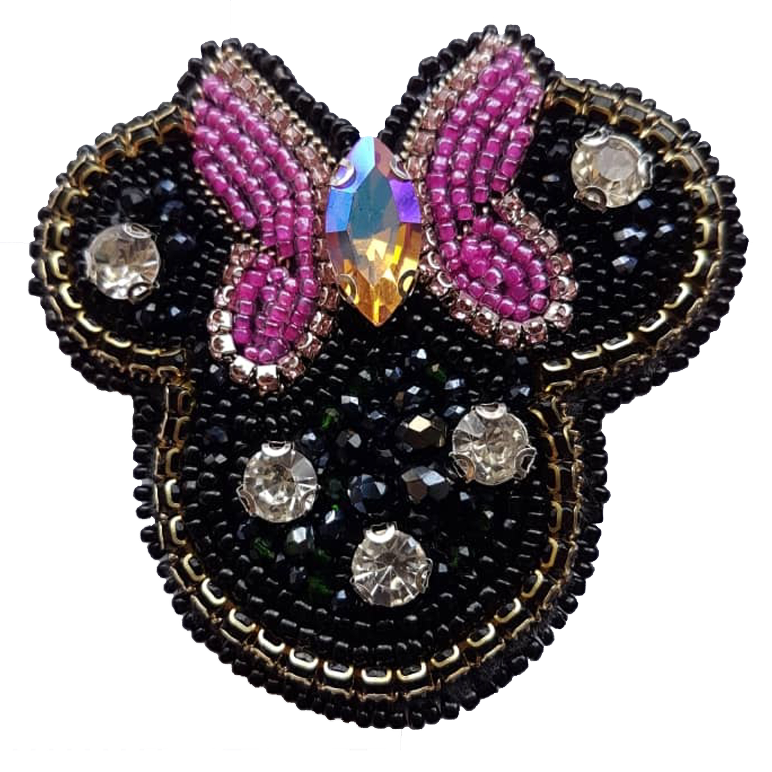  گل سینه زنانه طرح میکی موس کد GOL071