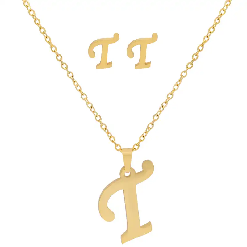 نیم ست زنانه بهارگالری طرح حرف T کد 209080