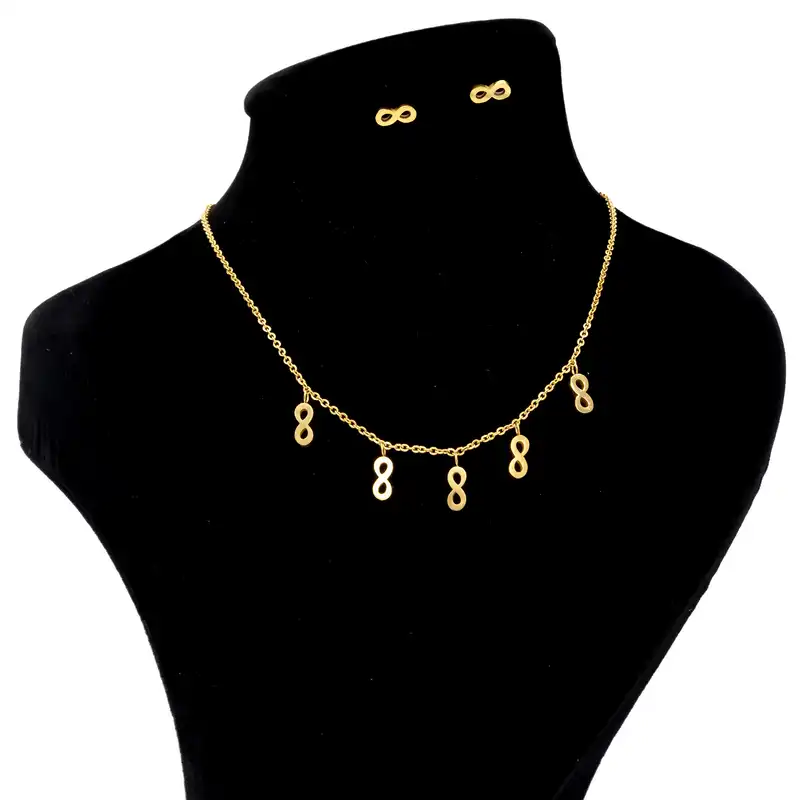 نیم ست زنانه بهارگالری طرح بینهایت کد 209073G