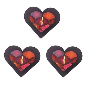 آویز حوله مدل قلب کد A435 بسته 3 عددی