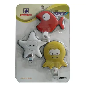 آویز حوله همراه پلاست مدل FD-300 مجموعه 3 عددی